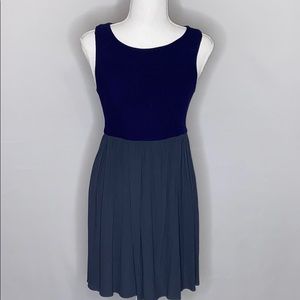 Broadway & Broome Silk Blend Color Block Dress- 0